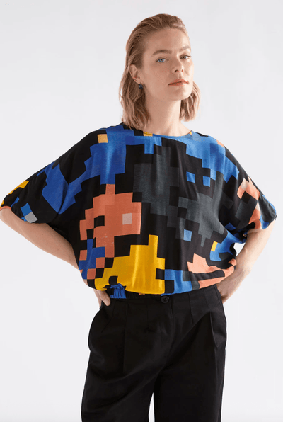 Elk The Label Moda Top Lucent Print