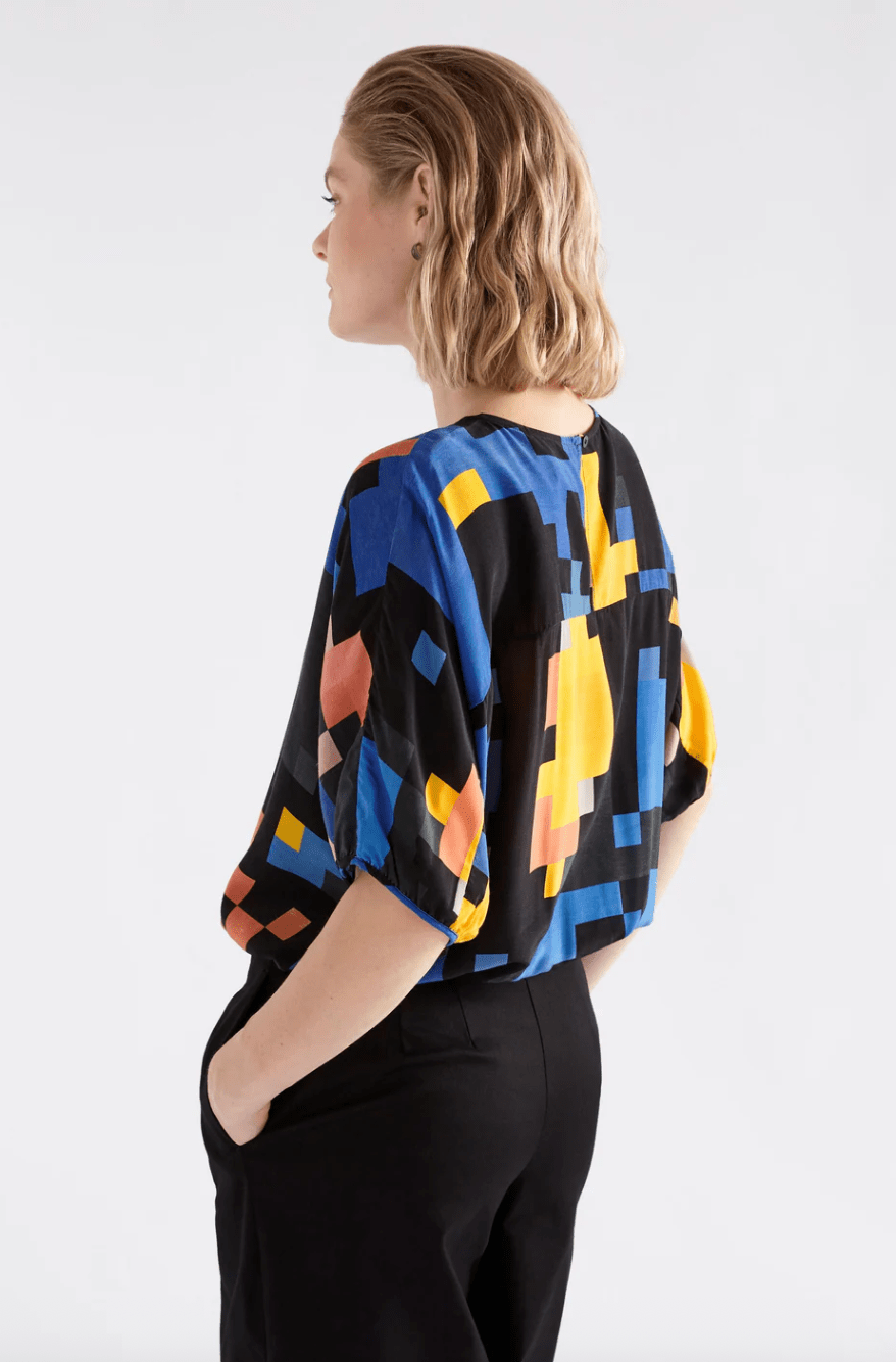 Elk The Label Moda Top Lucent Print