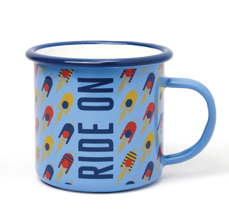 Cycling Enamel Mug