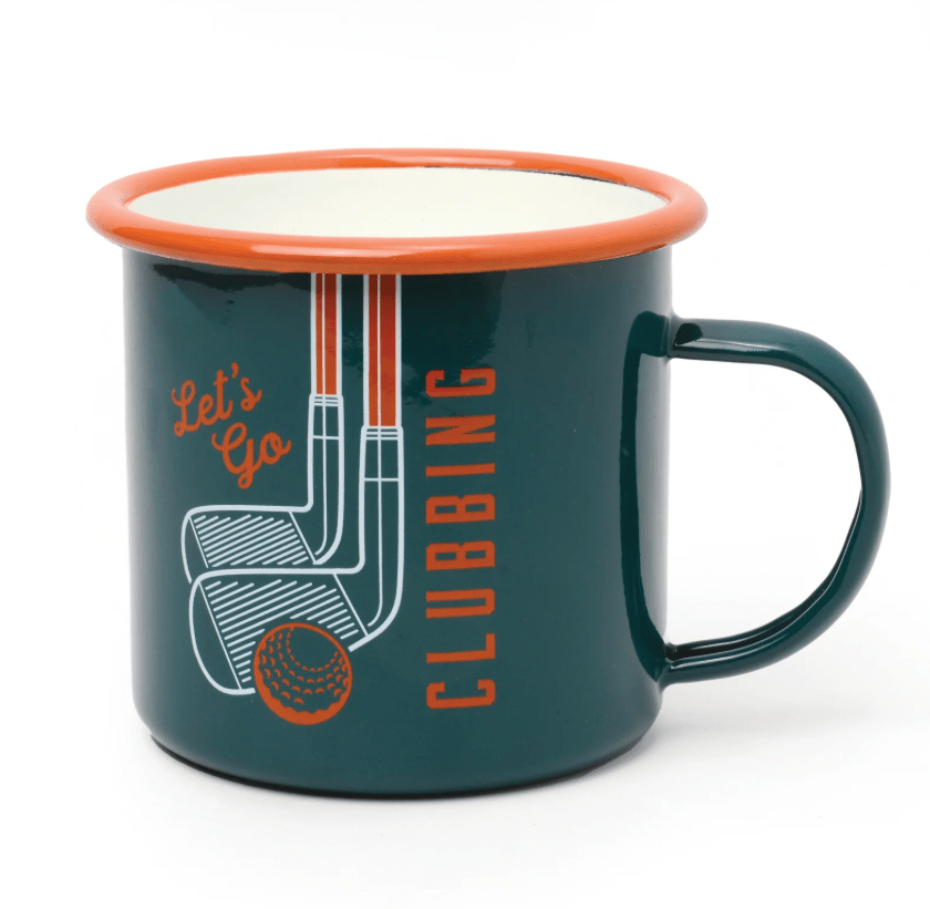 Golf Enamel Mug