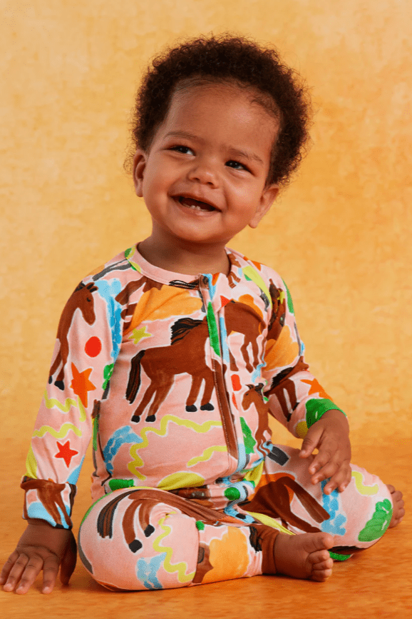 Halcyon Nights Giddy Up Long Sleeve Romper