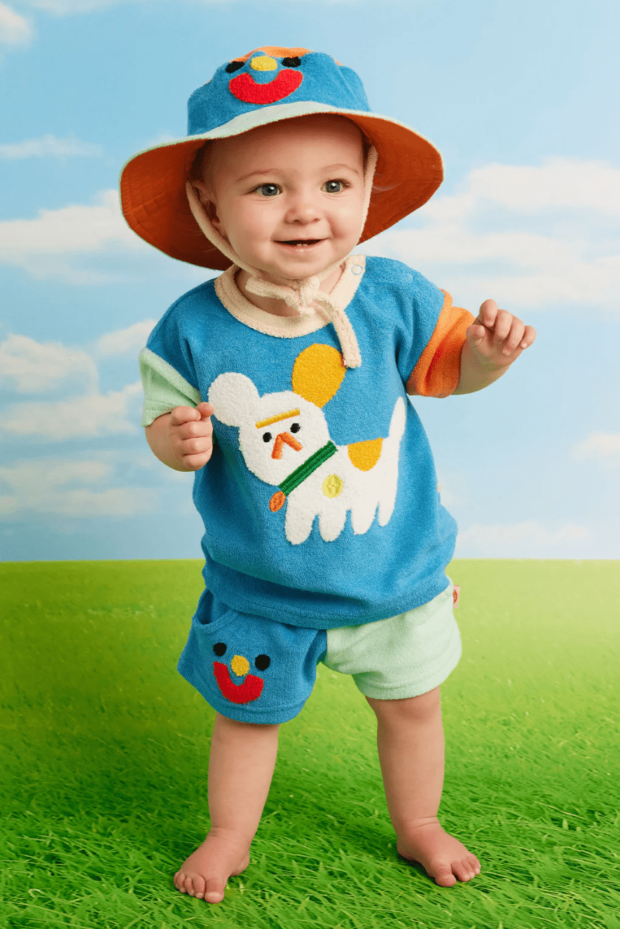 Halcyon Nights Puppy Park Terry Shorts