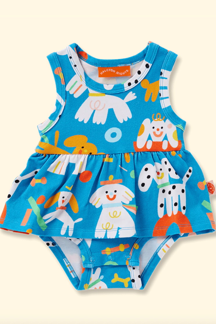Halcyon Nights Puppy Park Singlet Dress
