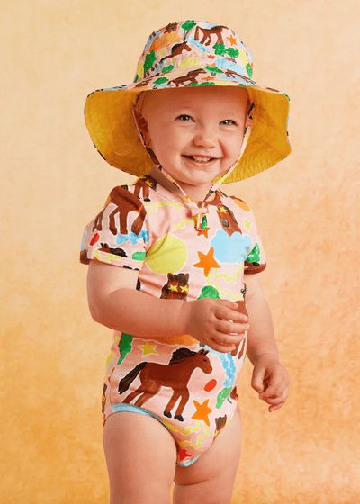 Halcyon Nights Giddy Up Short Sleeve Bodysuit