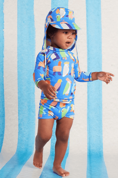 Halcyon Nights Long Sleeve Rash Vest Flamin Galahs