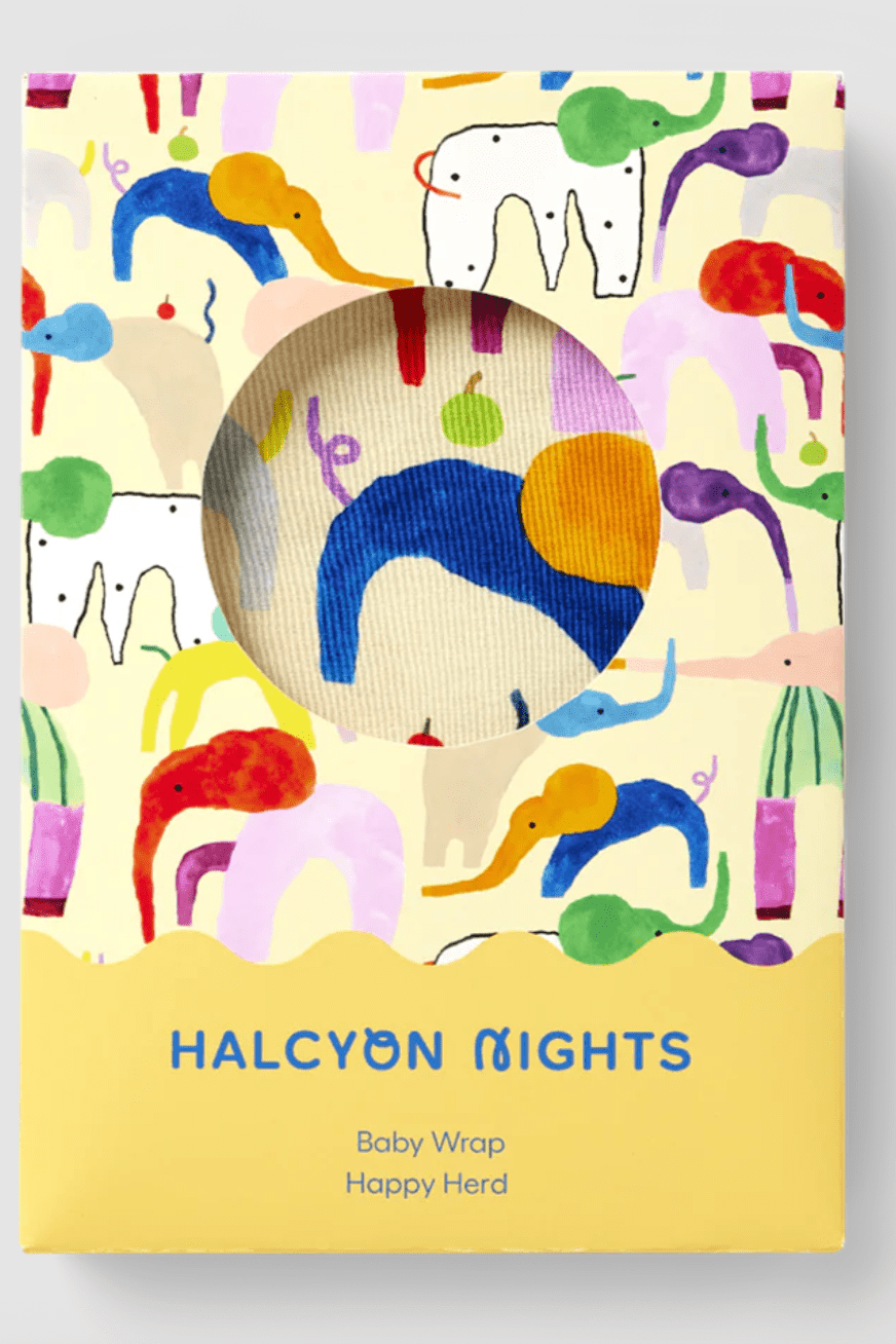 Halycon Nights Happy Herd Baby Wrap