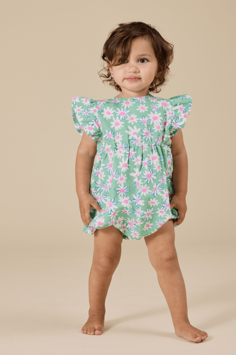 Goldie and Ace Daisy Patch Lani Romper