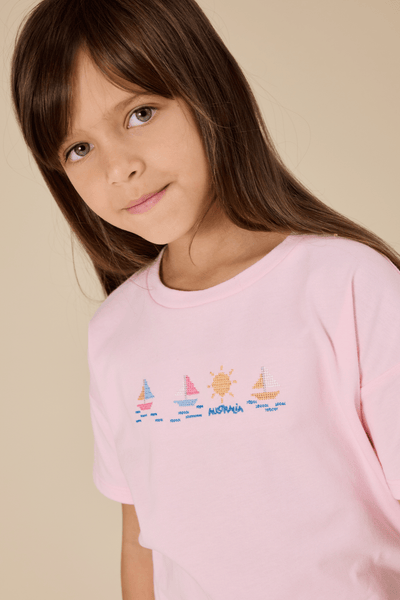 Goldie and Ace Seaside Sailing T- Shirt