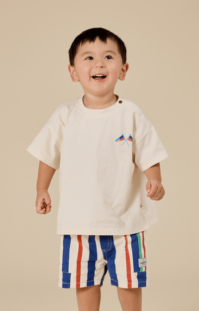 Goldie and Ace Nautical Flag Oversized T-Shirt