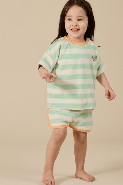 Goldie and Ace Peas in a Pod Stripe Short
