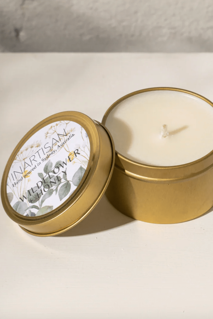 Hand Poured Soy Candle in Travel Tin