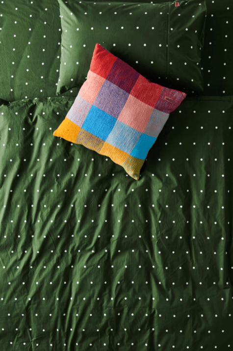 Kip and Co Polkadot Cactus Organic Cotton Quilt Cover