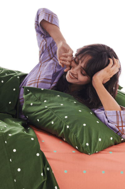 Kip and Co Polkadot Cactus Organic Cotton Pillowcases