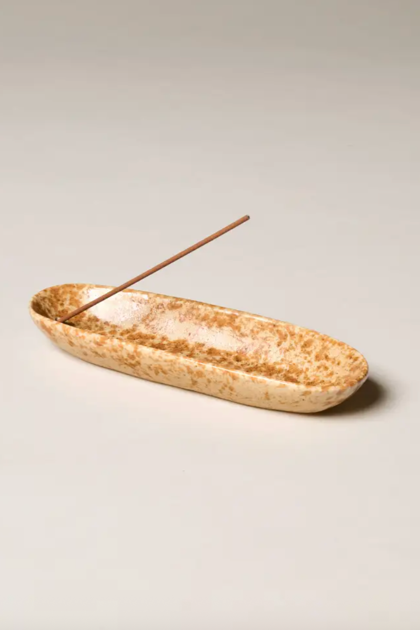 Gentle Habits Ceramic Holder - Brown Speckle
