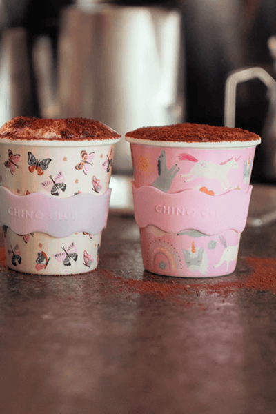Chino Club Pink Unicorn Babychino Cup 4oz