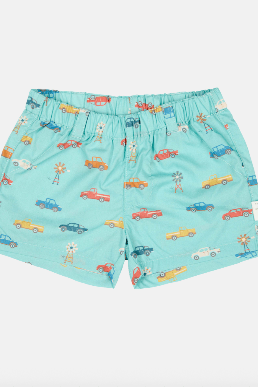 Toshi Baby Shorts Banjo/Utes Teal