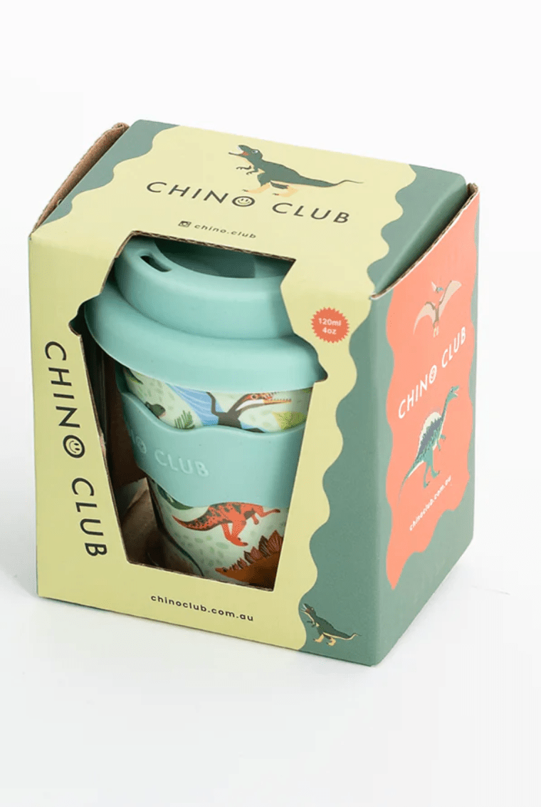 Chino Club Green Dino Babychino Cup 4oz