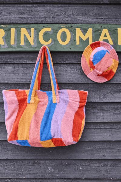 Kip and Co Surfs Up Terry Oversized Beach Bag