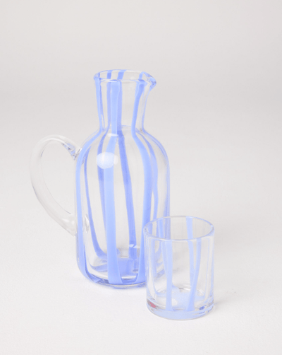 Kip and Co Ahoy Stripe Tumbler Glass 2P Set One Size