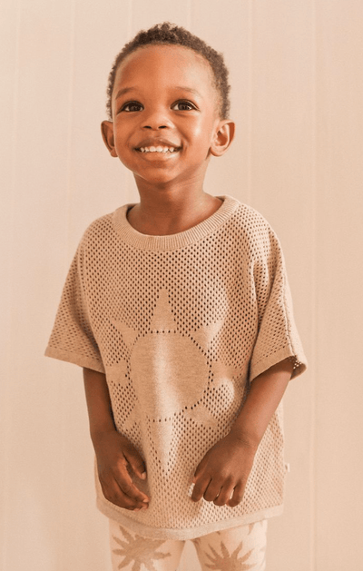 Kynd Baby Knit Tee-Sand