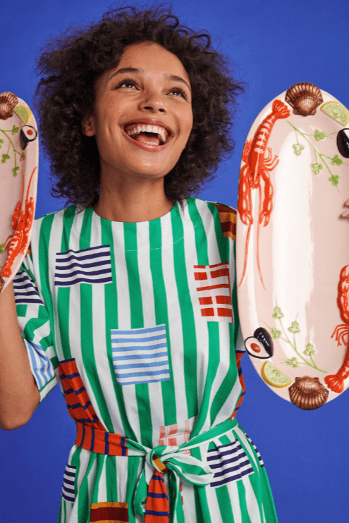 Kip and Co Lobster Bisque Large Oval Platter