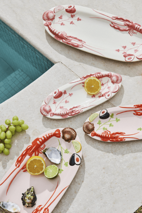Kip and Co Lobster Bisque Large Oval Platter