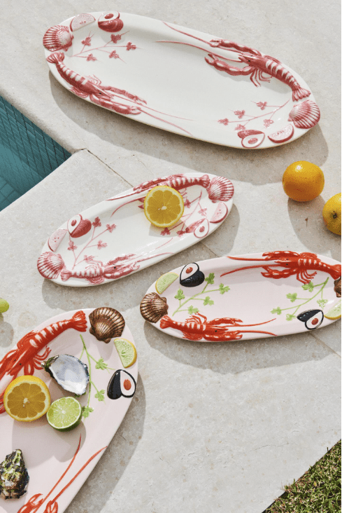 Kip and Co Lobster Bisque Small Oval Platter