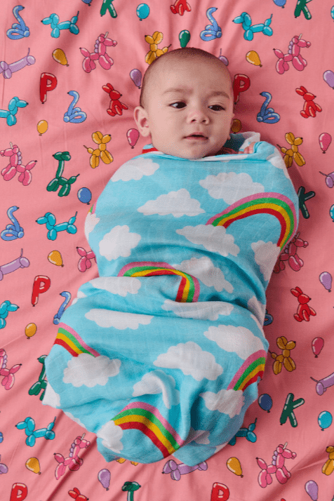 Kip and Co Cloudy Dayz Bamboo Swaddle One Size
