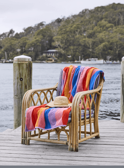 Kip and Co Surfs Up Terry Beach Towel