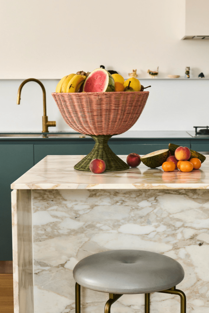 Kip and Co Portofino Rattan Fruit Bowl Stand