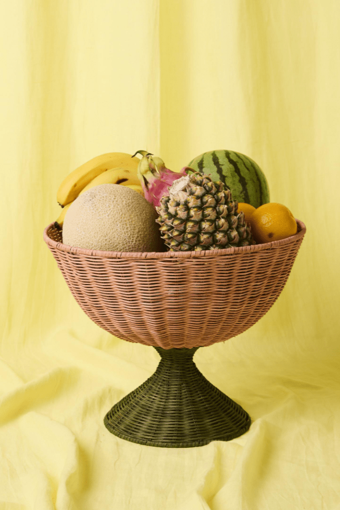 Kip and Co Portofino Rattan Fruit Bowl Stand