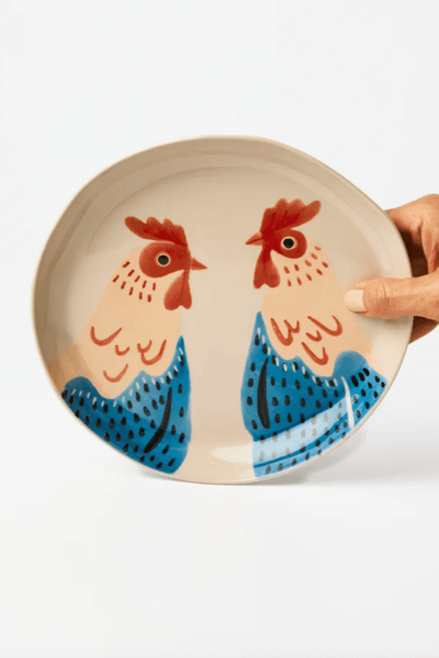 Jones and Co Coop Barn Blue Plate