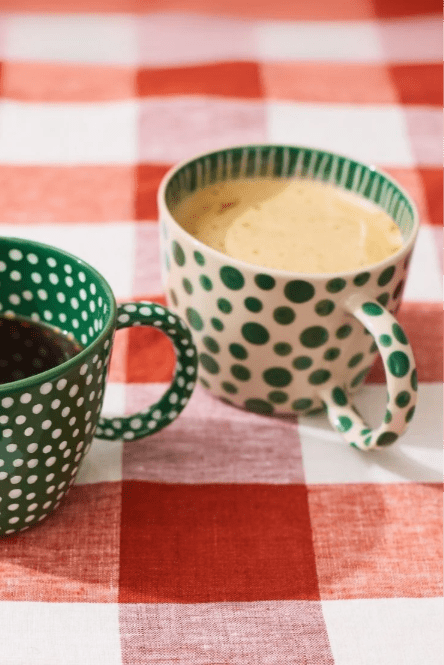 Jones and Co Chino Mug Green Spot