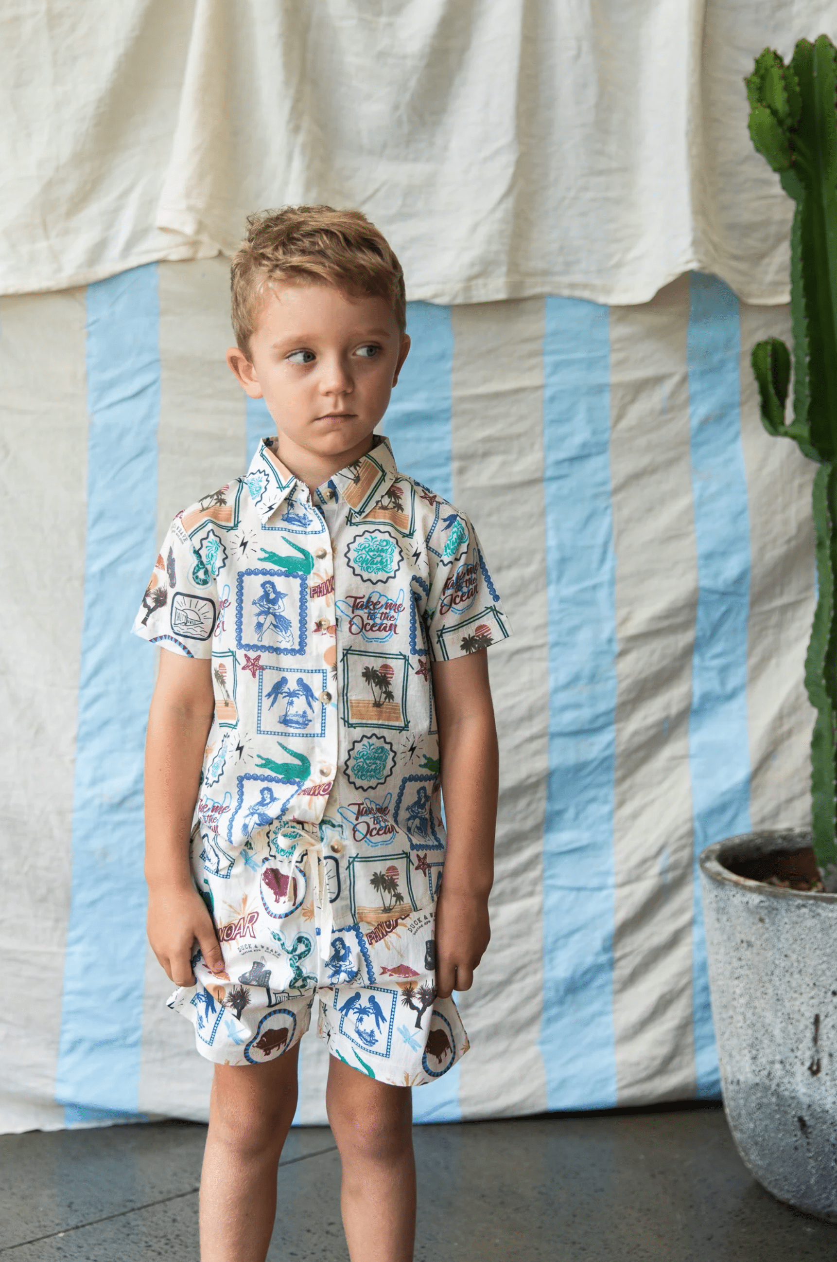 Pearson & Pearson Archie Shorts Adventure Print – The Corner Booth
