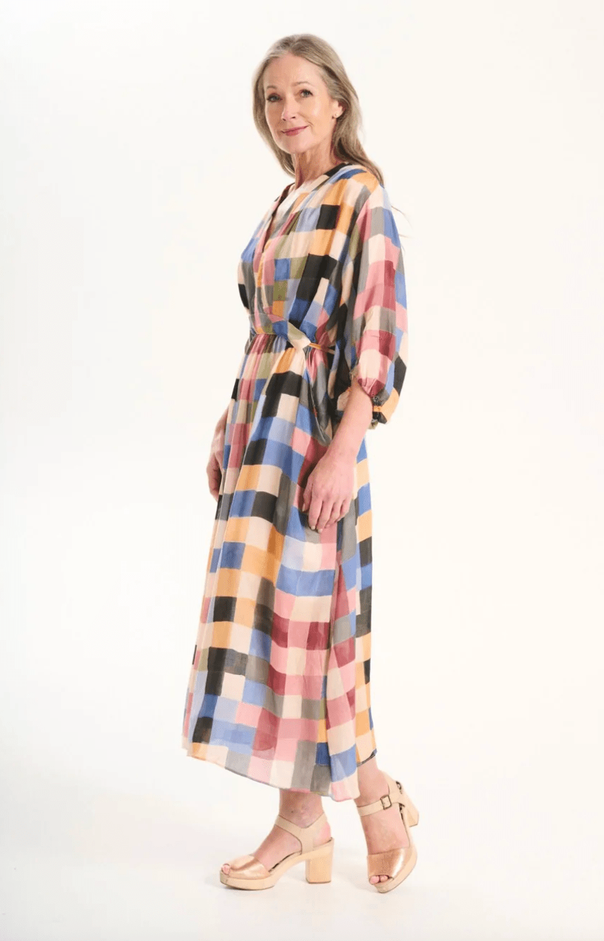 Olga De Polga Tessera Robe Blush