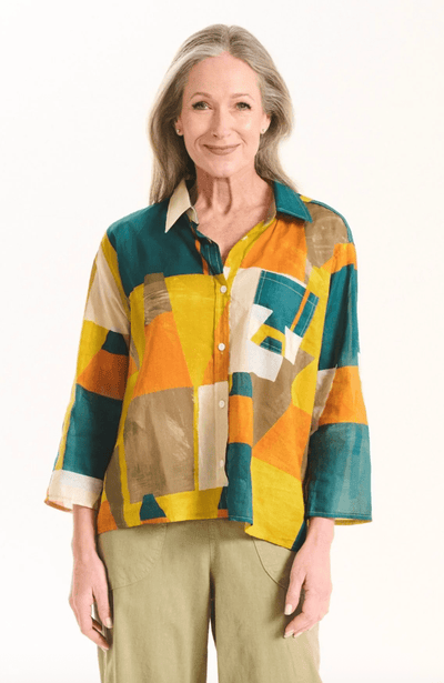 Olga De Polga Kasbah Tales Shirt Teal