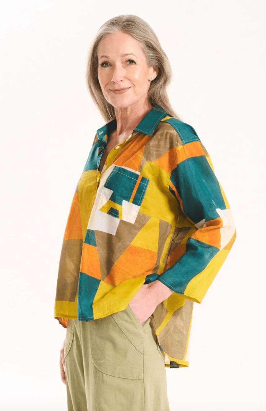 Olga De Polga Kasbah Tales Shirt Teal