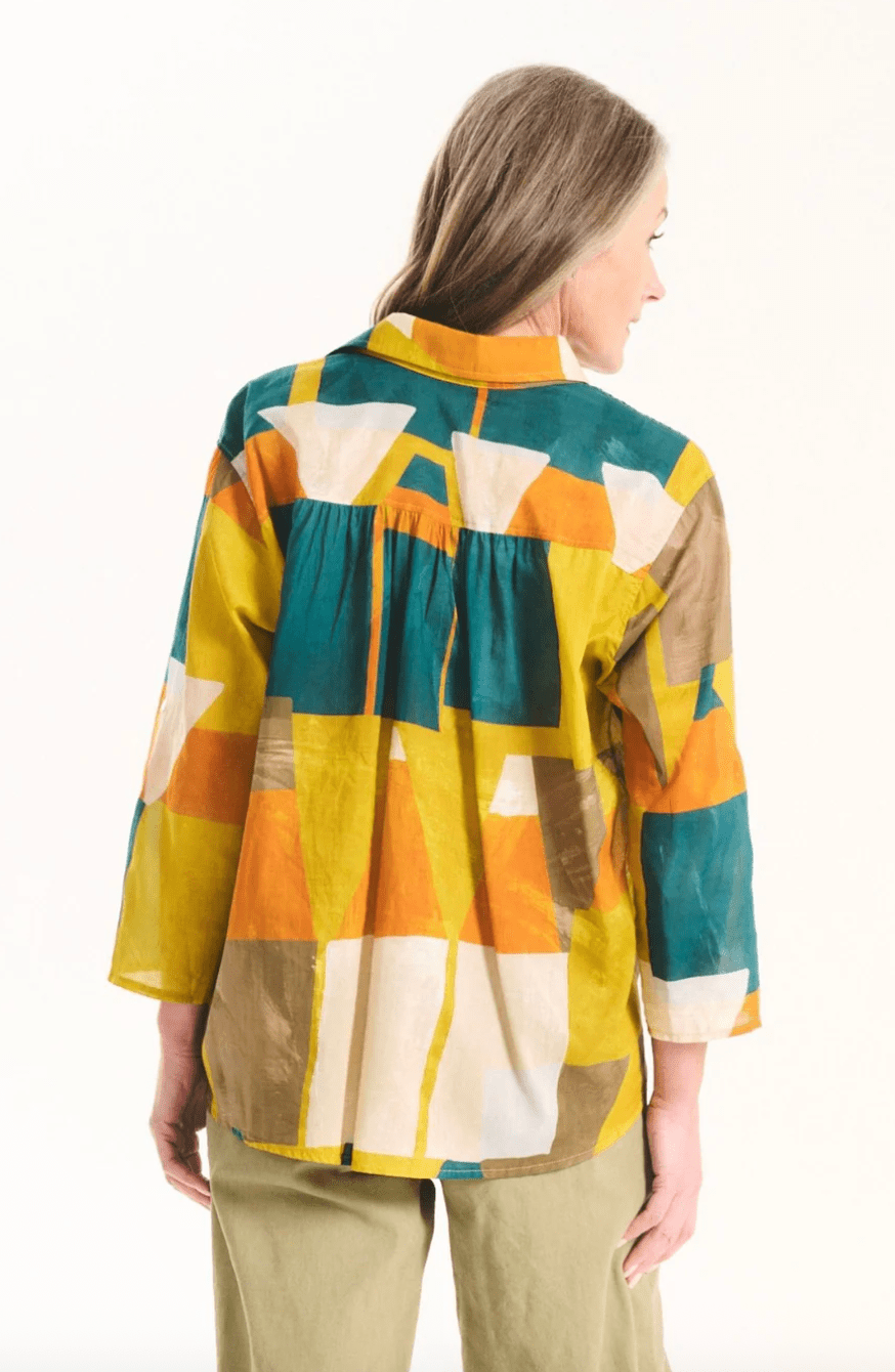 Olga De Polga Kasbah Tales Shirt Teal
