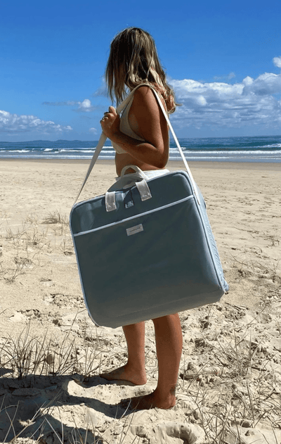 Sunnylife Take Anywhere Folding Chair-Sea Sage