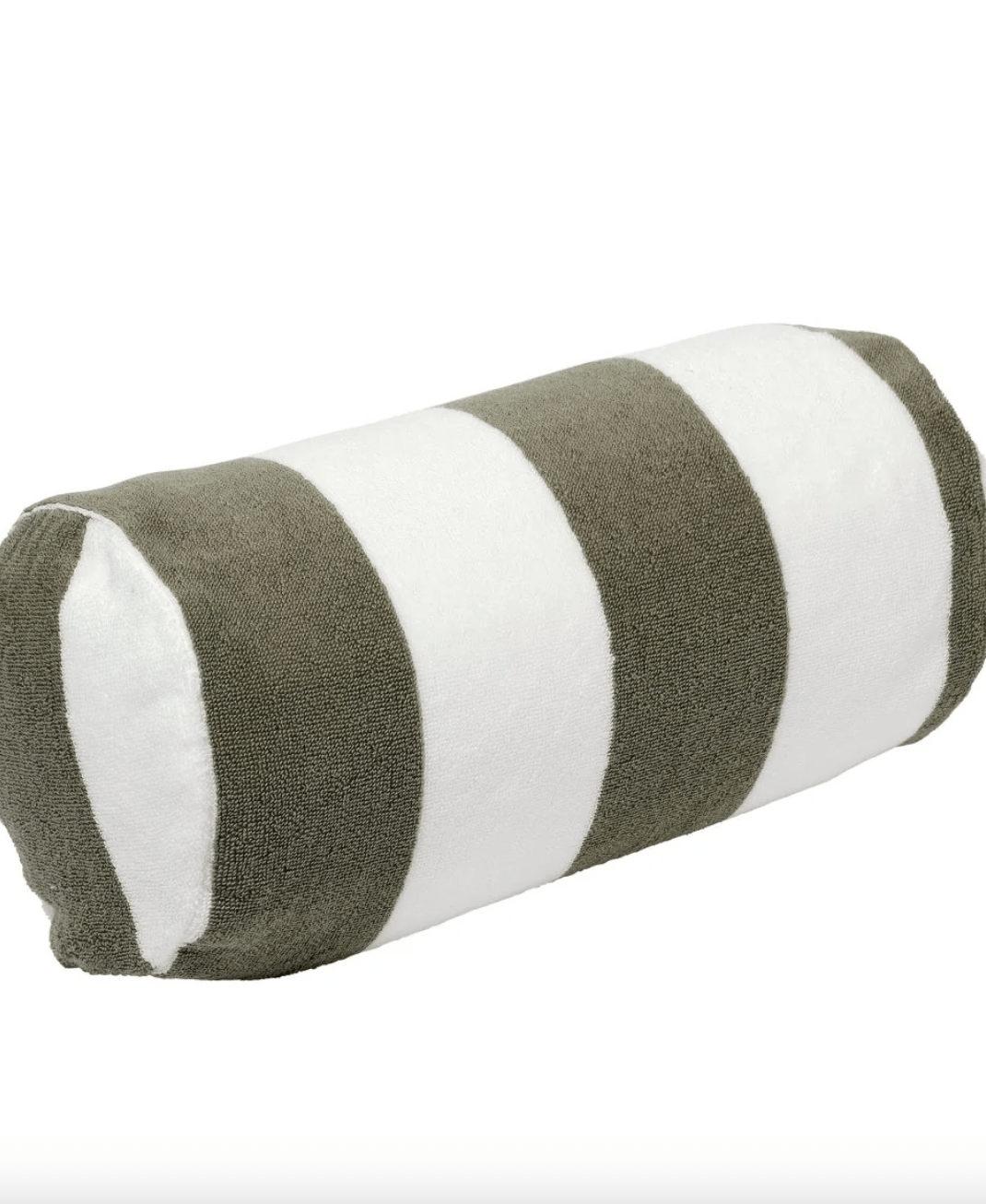 Sunnylife Inflatable Beach Pillow The Vacay Olive Stripe
