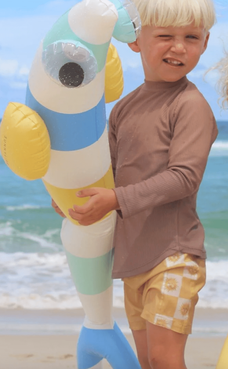 Sunny Life Kids Inflatable Noodle Finn the Fish Multi set of 2