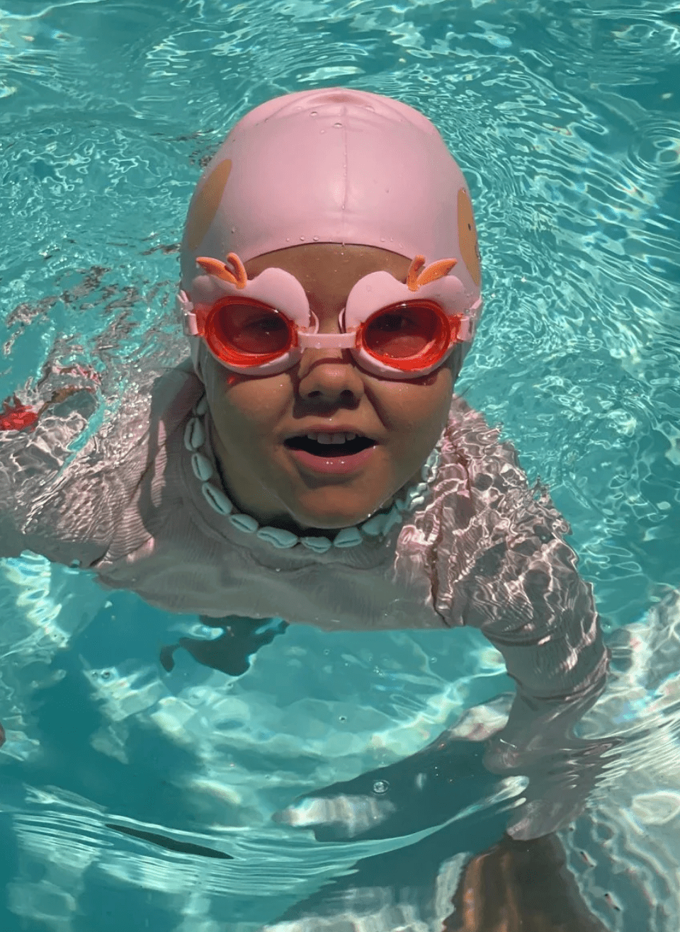 Sunny life Kids Swim Goggles Cotton Candy Cherry