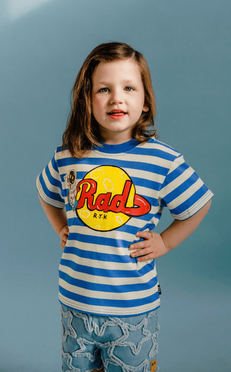 Rock Your Kid Rad Tee Stripe