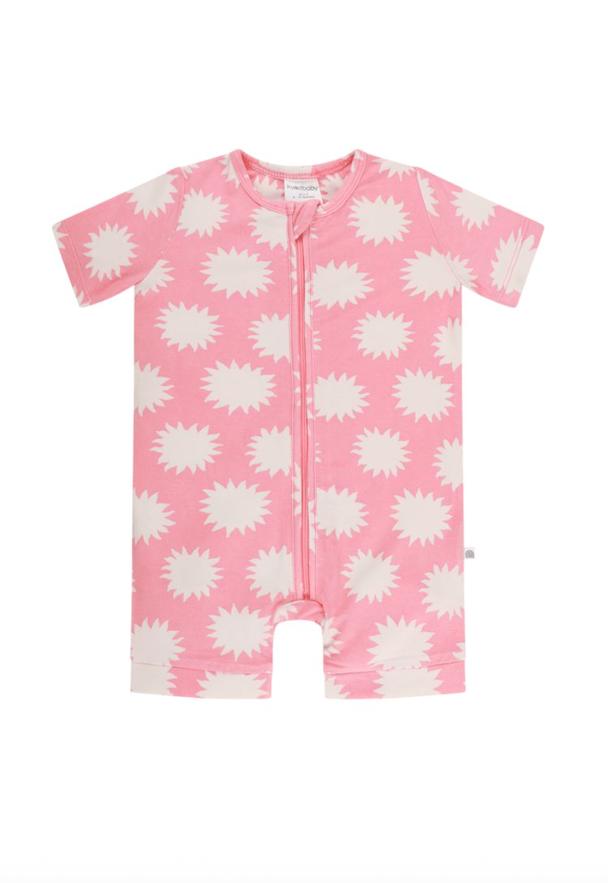 Kynd Baby day or night Onsie Short Sleeve-Star