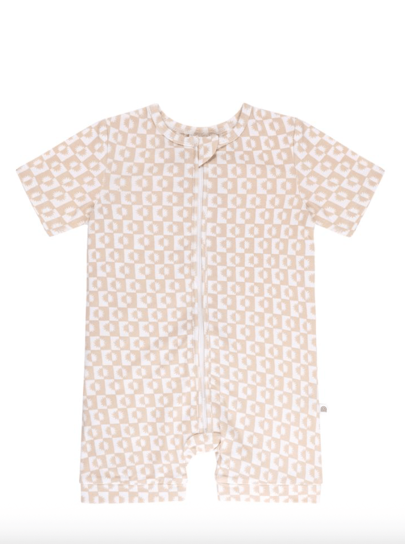 Kynd Baby Day or Night Onsie Short Sleeve-Neutral Sunrise
