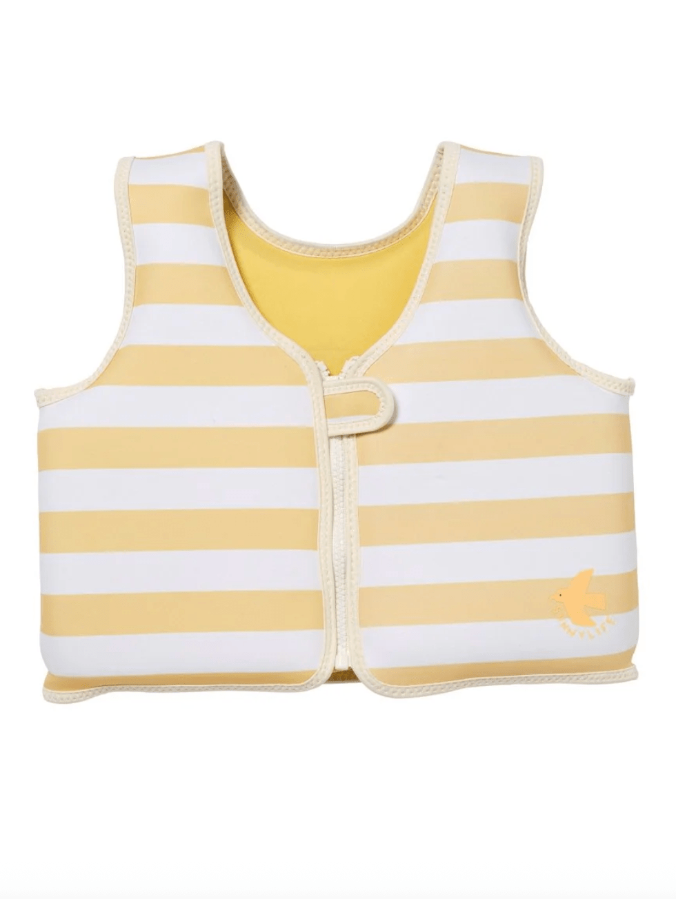 Sunny life Kids Swim Vest Sammy the Seagull- Mustard Stripe