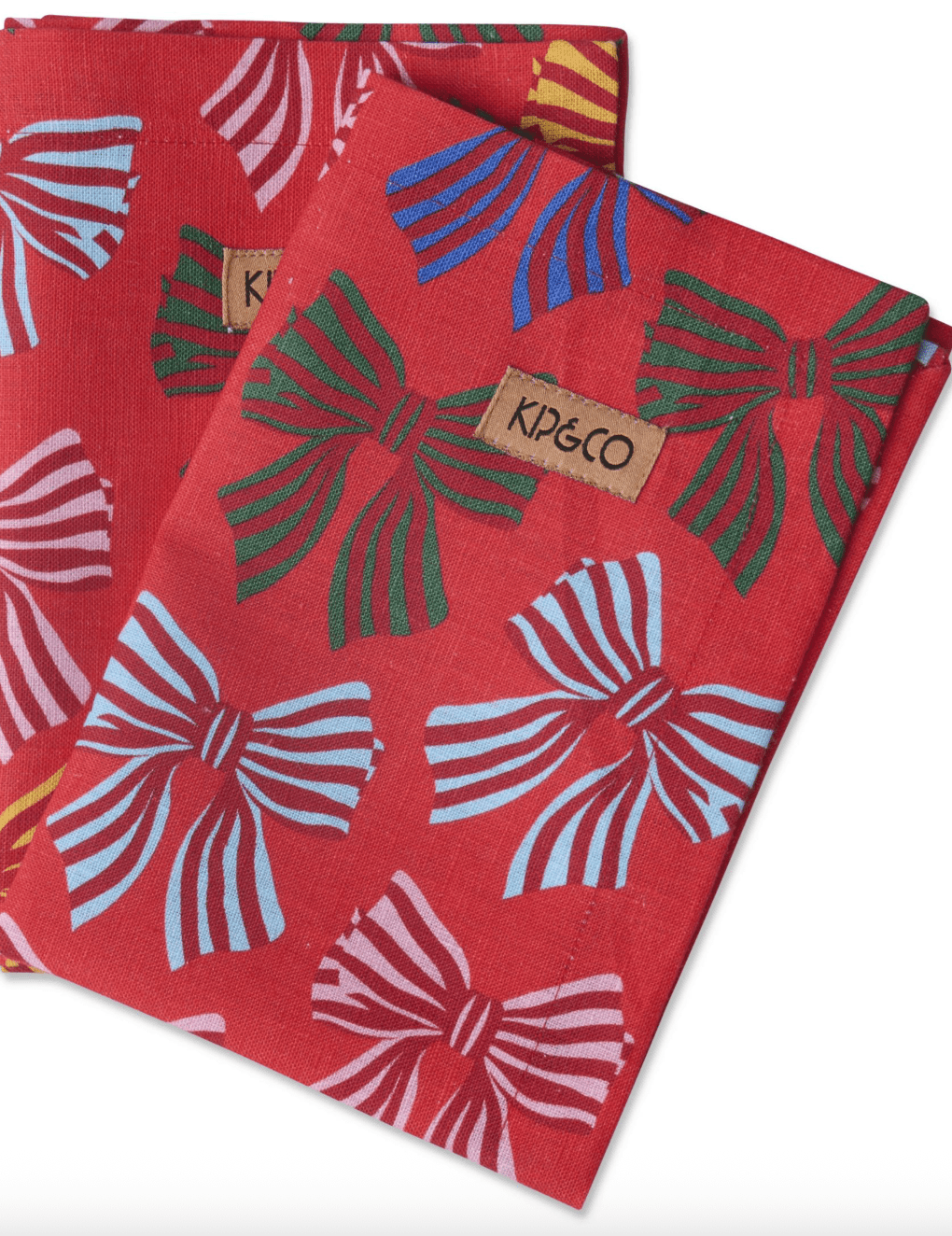 Kip and Co Festive Bow 4P Napkin Set