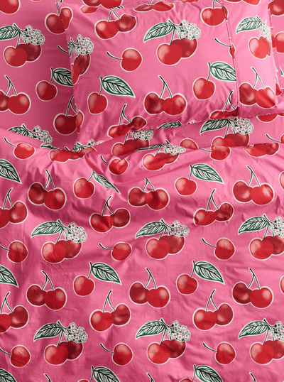 Kip and Co Cherry Blossom Organic Cotton Pillowcase