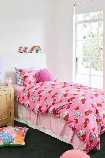 Kip & Co Cherry Blossom Organic Cotton Single Quilt Cover