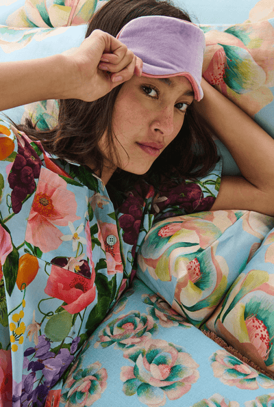 Kip and Co Lilac Velvet Eye Mask
